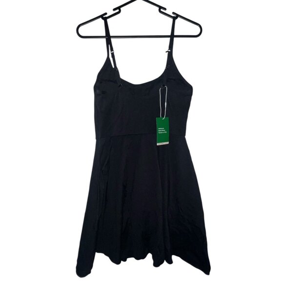 Halara Softly Zero Plush 2-in-1 Pocket Mini Active Dress Sz Small Womens Black A - Picture 2 of 14